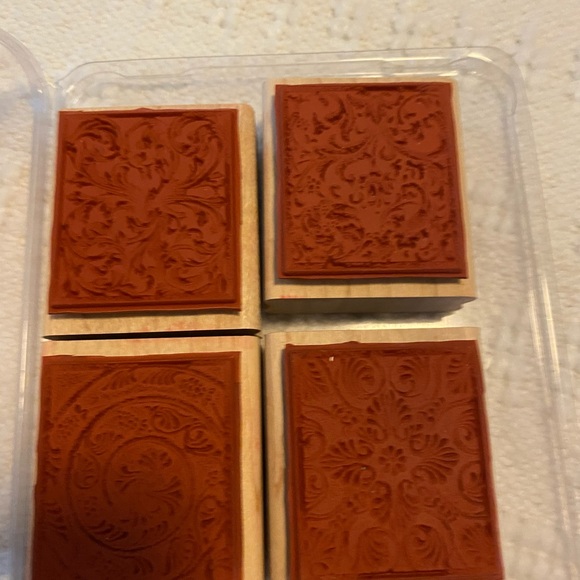 ⚫️ Stampin Up rubber stamps Elegant Ornaments - Picture 4 of 5